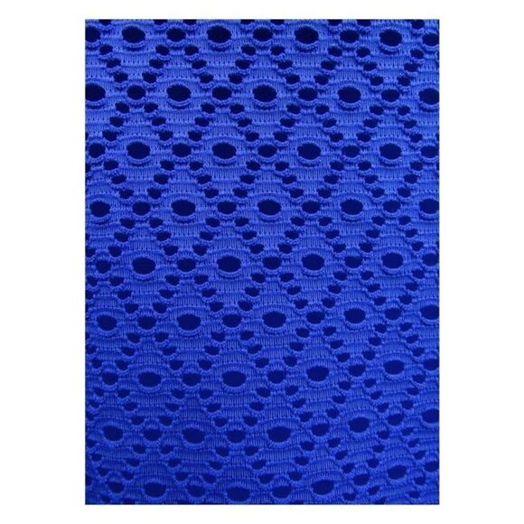 Swim Solutions Swimdress Size 8 Swimsuit Crochet Bow Tummy Control Blue NEW $109 - Picture 10 of 11